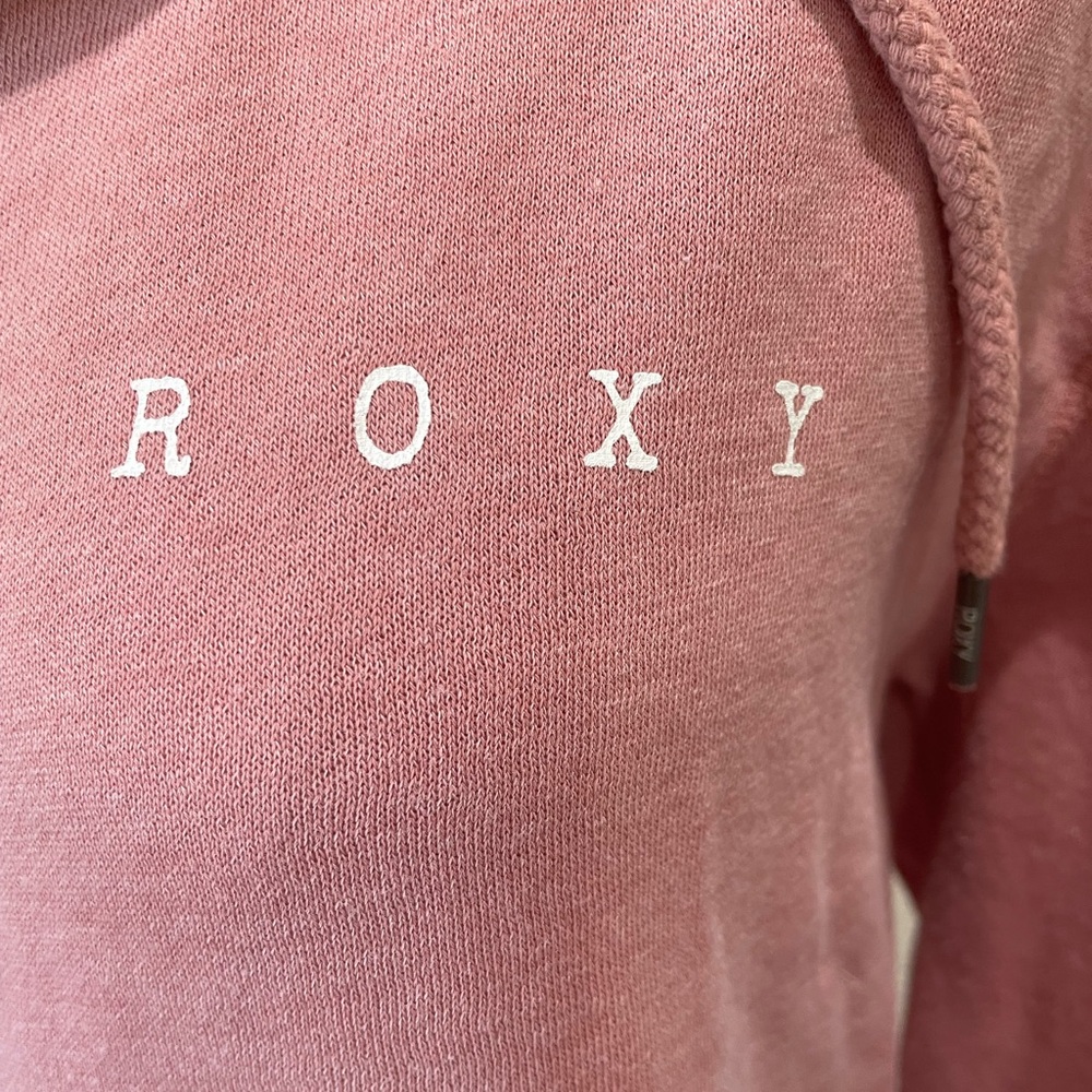 Roxy Pink Full-Zip Hooded Sweatshirt - Picture 3 of 5